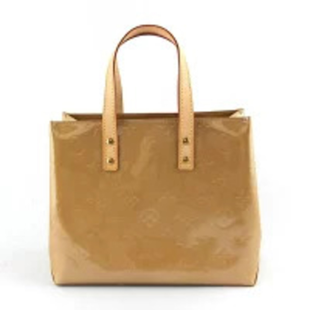 Louis Vuitton Lead Handbag Monogram Vernis Noisette